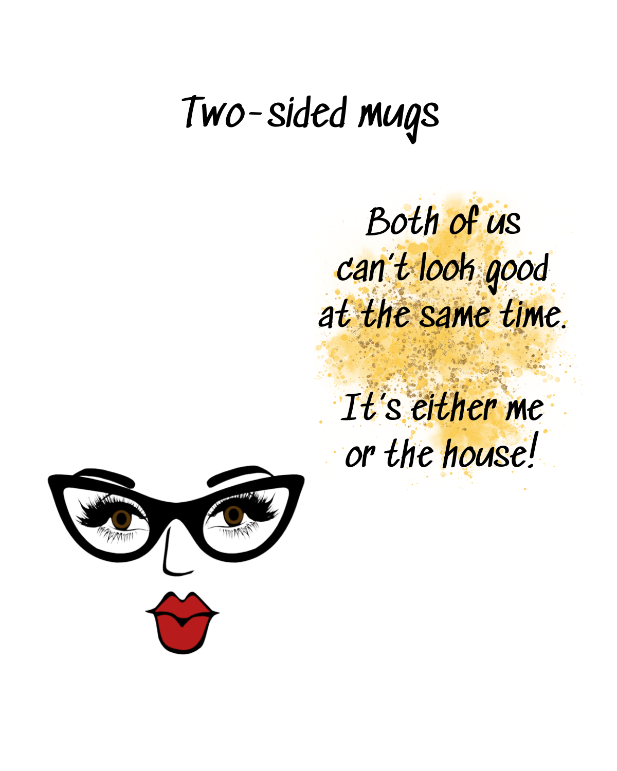 Mugs - Whimsical (several styles and colors available)