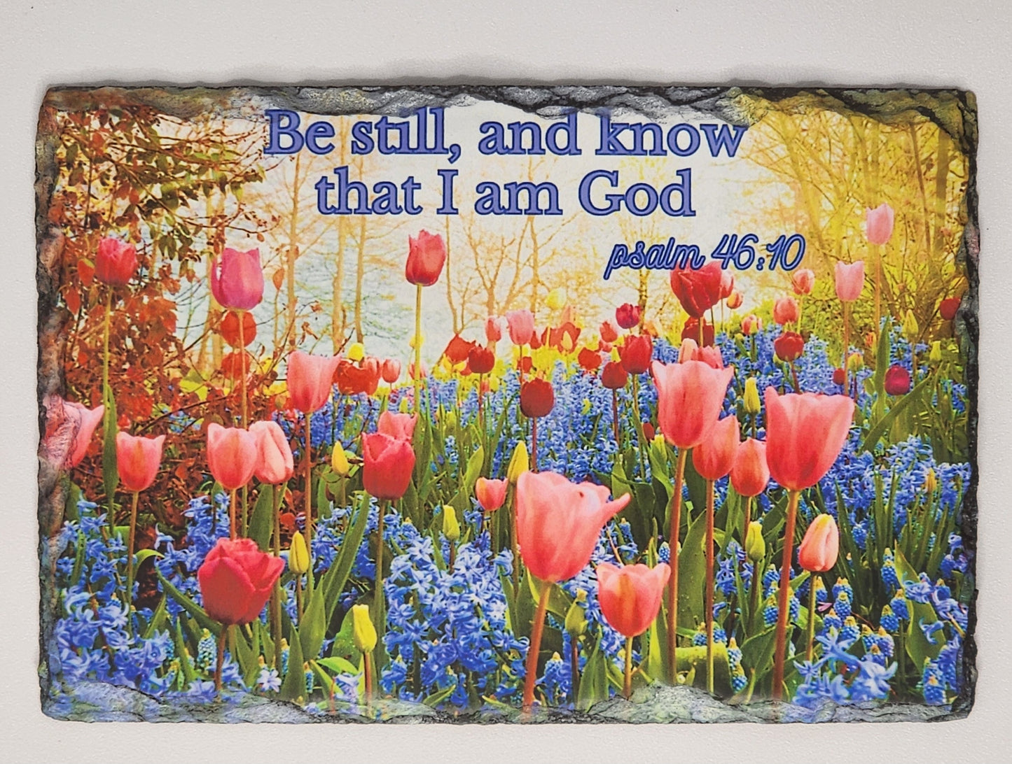 Stone slate - Be Still and Know (2 sizes)