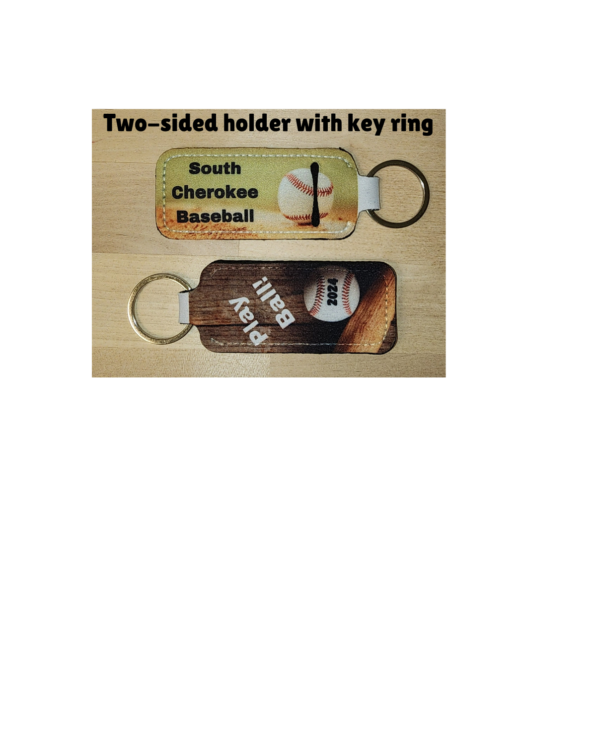 Lip balm holders w/ key ring - (multiple styles)