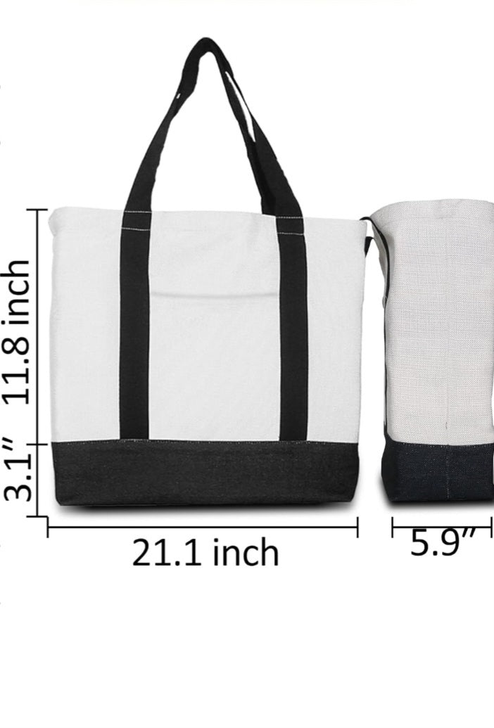 Tote - large canvas (5 colors)