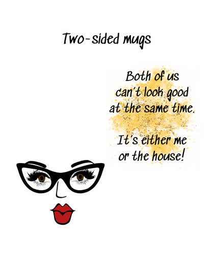 Mugs - Whimsical (several styles and colors available)