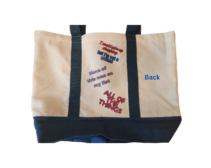 Tote - large canvas (5 colors)