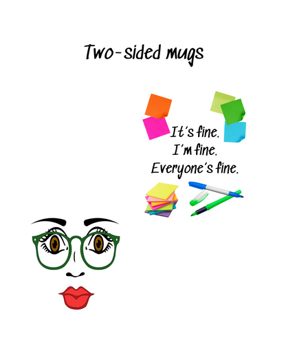 Mugs - Whimsical (several styles and colors available)